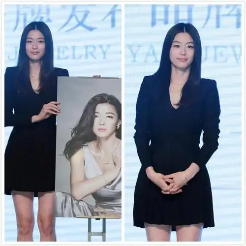 全智贤林志玲站在一起明明都穿着华丽的长裙气场却差这么多