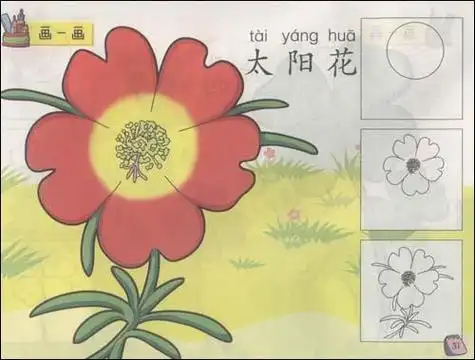 简笔画的午时花 简笔画图片大全-普车都