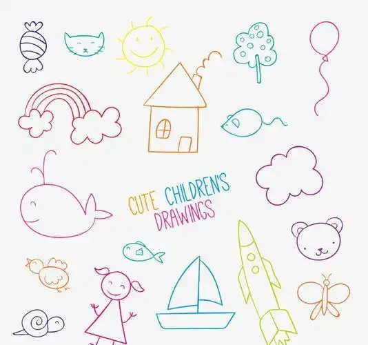 装饰卡通图案简笔画