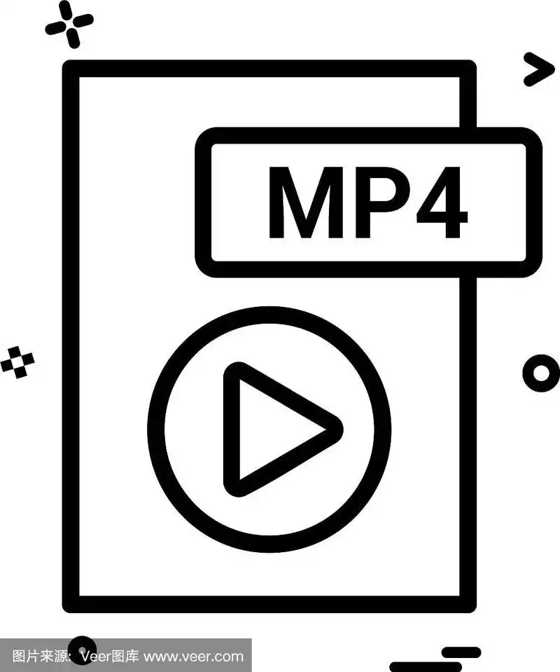 mp4文件格式图标设计