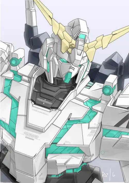 独角兽高达(新偷懒画法)