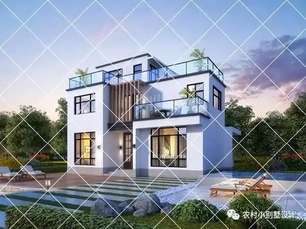 30套美感十足的三层现代风农村自建房别墅,回乡盖房优选现代别墅