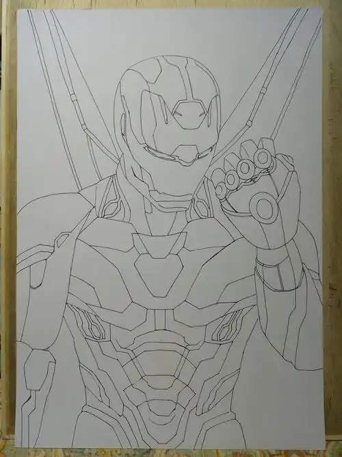 彩铅杨幂彩铅骑士柱钢铁侠无限宝石马克笔手绘添加表情喜欢ta的作品吗