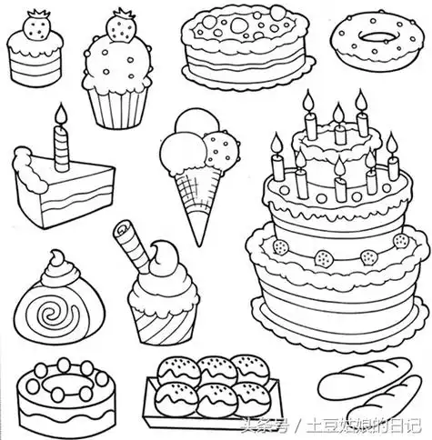简笔画小甜品 简笔画小甜品怎么画