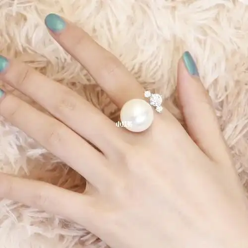 蒂芙尼珍珠艾尔蒂晶钻珍珠开口戒指_珍珠_戒指_晶钻_蒂芙尼怎么样