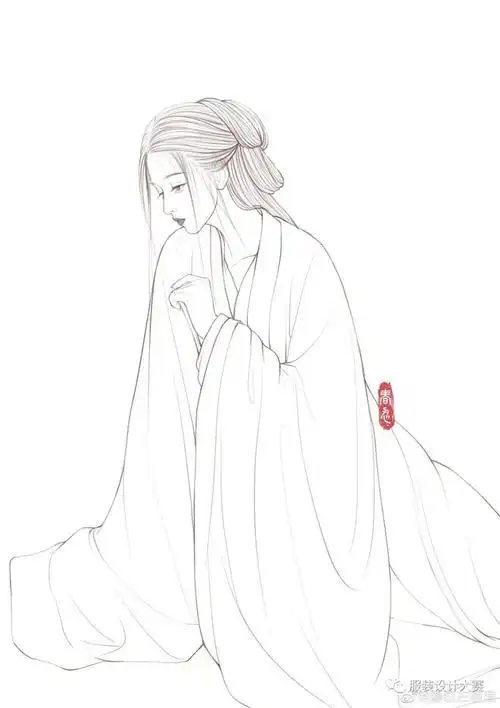 古风手绘线稿分享