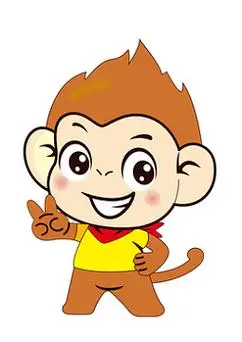 卡通比耶的小猴子