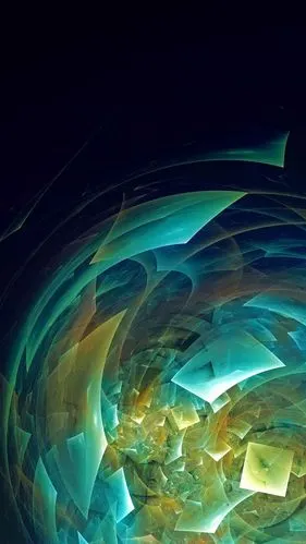 科技三维立体抽象渐变形状h5背景