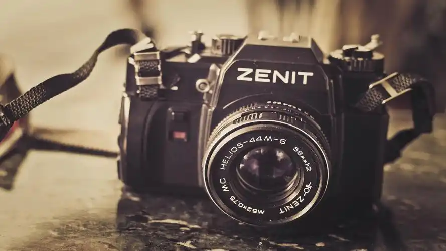 复古文艺的照相机图片桌面壁纸二
