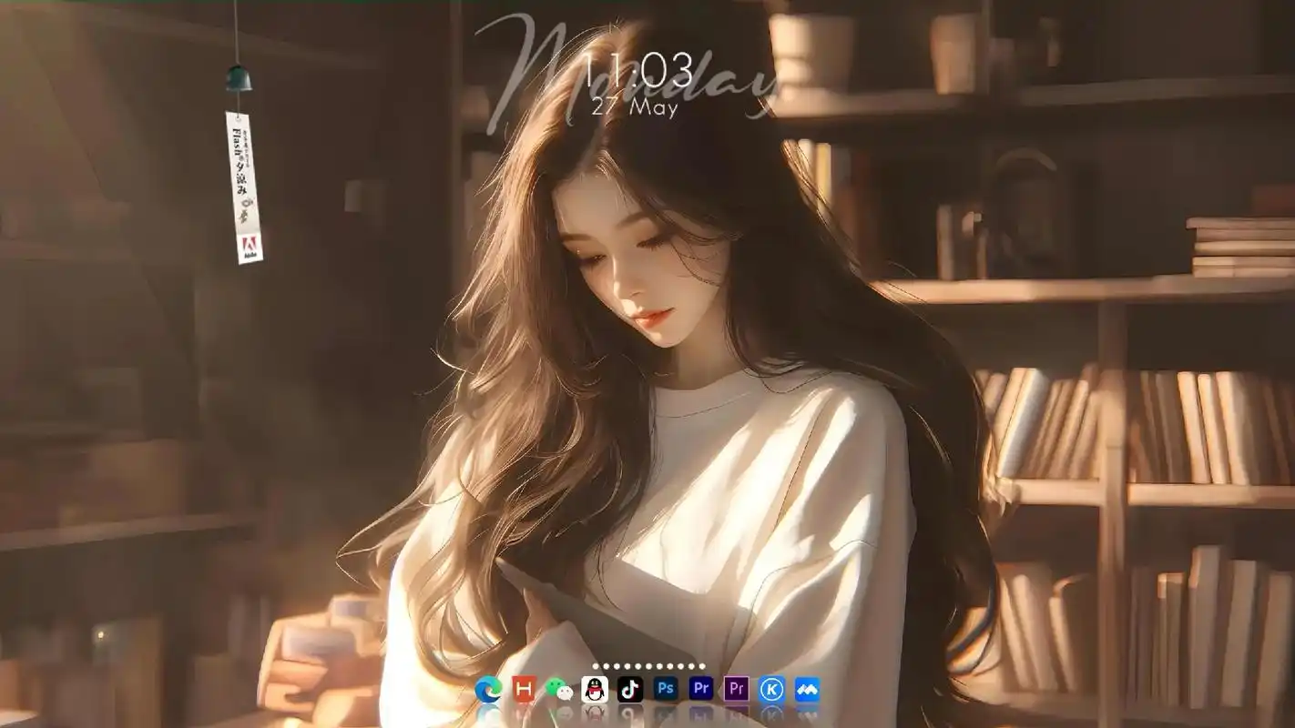 wallpaper壁纸分享 1.夕阳下的girl 2.白丝小姐姐 3
