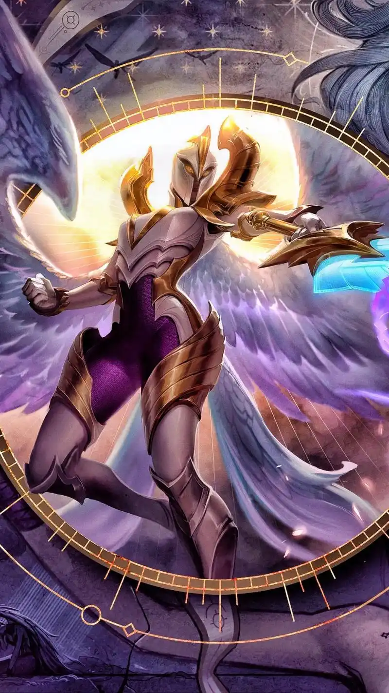 第六十四集|正义天使 凯尔 全系列皮肤.#英雄联盟 #正义天 - 抖音