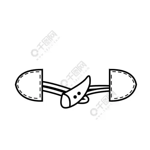 服装外套牛角扣矢量图半年前发布