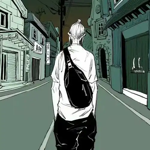 头像 漫头 男头 背影 漫画 @画师福特