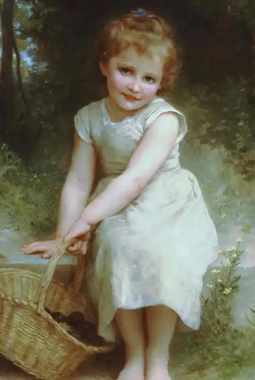 世界著名画家阿道夫·布罗格油画艺术作品《迷失的仙女》