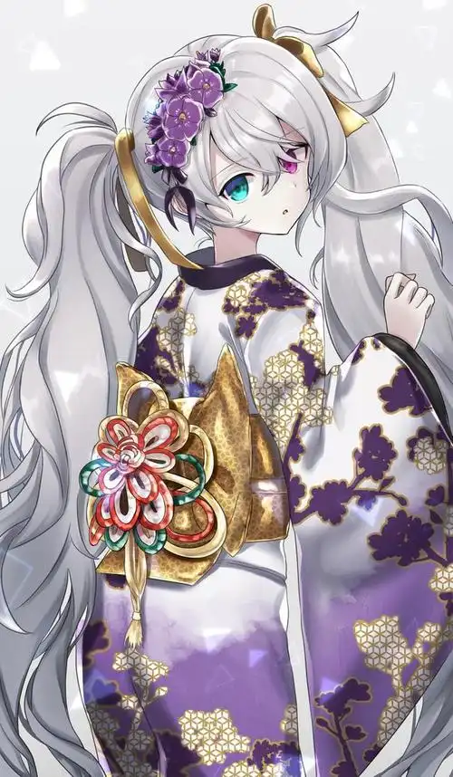 异色瞳少女——画师み透作品欣赏