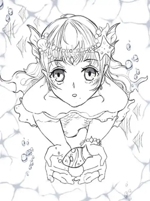 儿童画#指绘#二次元 #刘浩存 #默 - 抖音