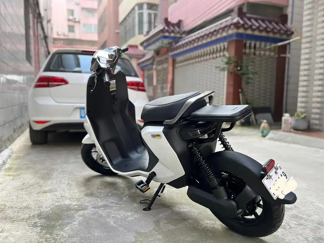 九号电动车 mmax90 白色 九号电动车 机械师 mmax90 换了909012的轮胎