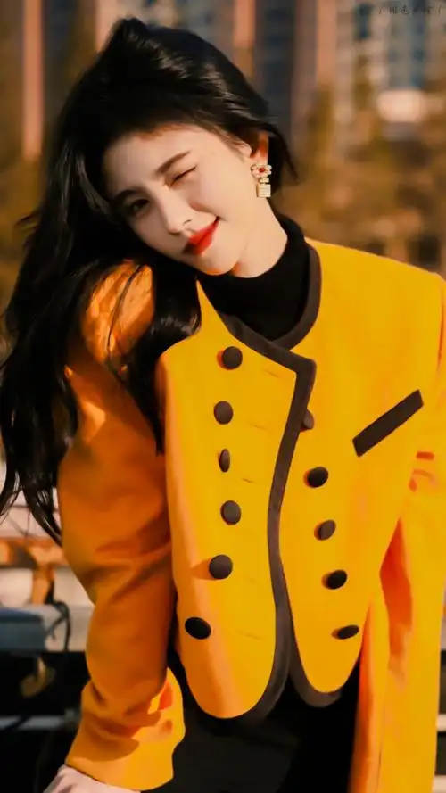 鞠婧祎天台氛围感写真