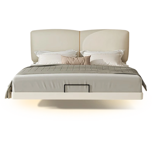 plus会员airland雅兰脚悬浮床感应灯皮床极光床垫1519米