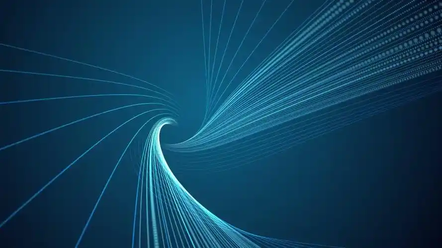 蓝色科技感动态线条视频背景素材