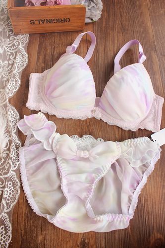 萌妹文胸胸罩贝壳软妹聚拢胸小衣大内衣少女文胸套装