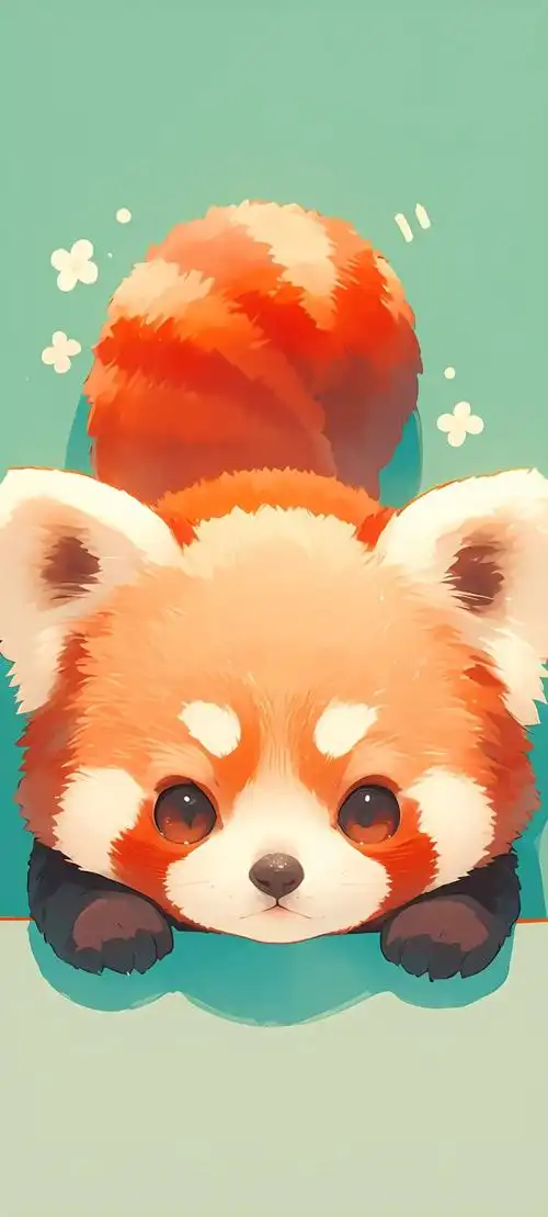 手机壁纸可爱动物插画壁纸高清原图分享