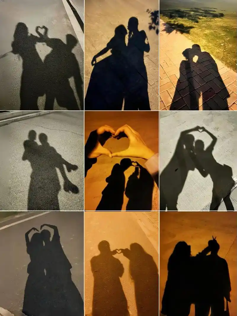 情侣不露脸官宣照片get,超有氛围感