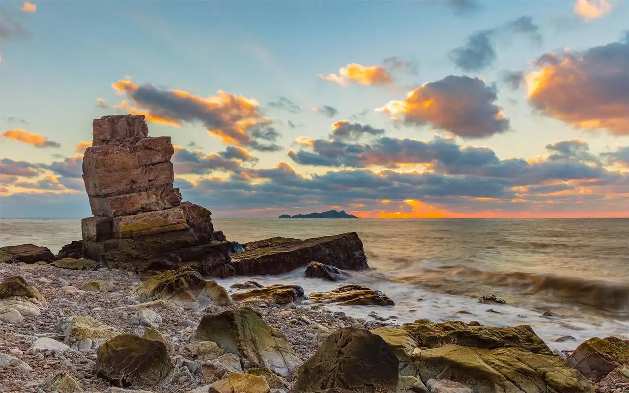 唯美高清海边自然风光桌面壁纸下载-风景壁纸-手机壁纸下载-美桌网