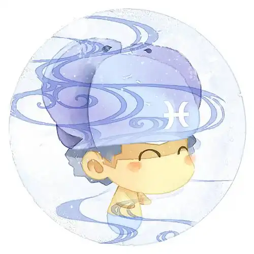 一批双鱼座星座系列圆头像,据说双鱼座都是温柔浪漫的小天使.(*ˊˋ*)