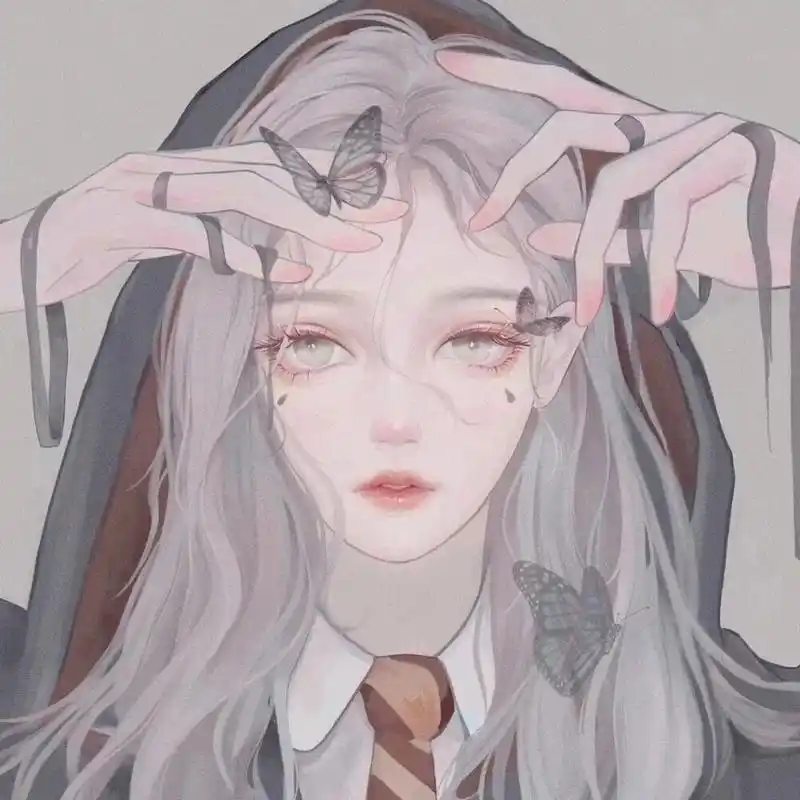 动漫头像|一期超冷艳的酷拽女头(2) 喜欢的就点个小爱心78吧 谢谢