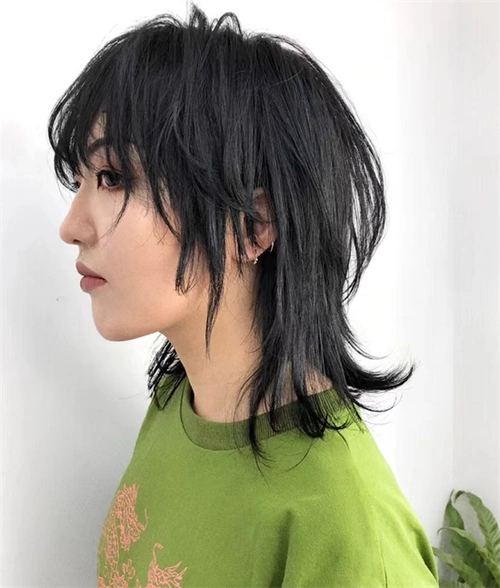 女生狼尾鲻鱼头 最新流行发型元素_时尚发型 - 美发站