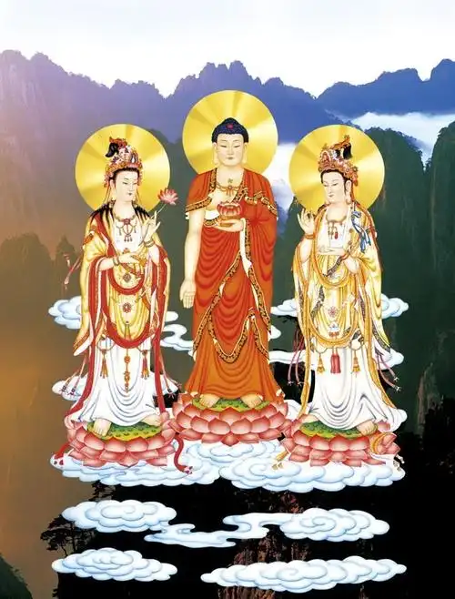 西方三圣图-高清图片-百图汇设计素材