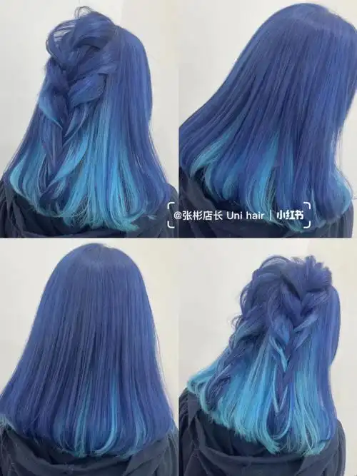 2022春夏超冰蓝色系超显气质发色推荐