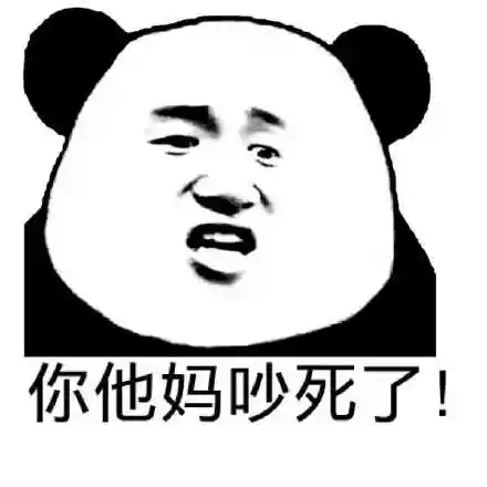 你他妈吵死了