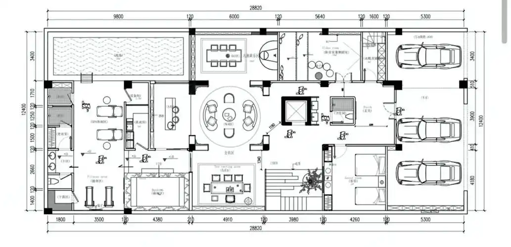 泰禾福州院子(别墅)5室3厅5卫233.75㎡南北1330万