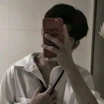 男生手机遮脸头像真人图片