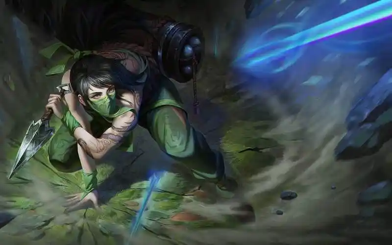 经典竞技游戏魔兽世界人物原型插画高清壁纸图片