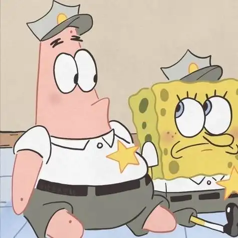 海绵宝宝情侣头像谁都会犯错所以才会在铅笔的另一头装上橡皮