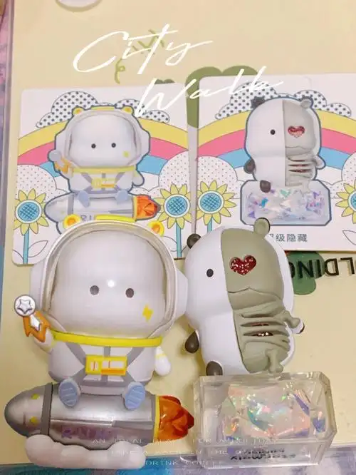 minis名创优品野萌君坐享奇程隐藏款手感