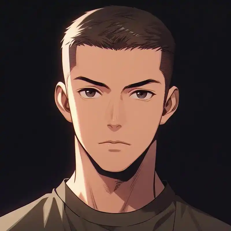 复古动漫男头.酷#优质头像 #好图分享 #男生头像 #ea7 - 抖音