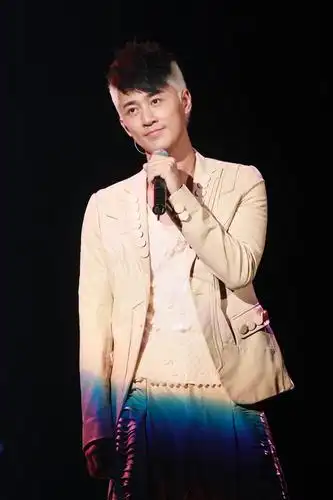 跪求林峰红馆演唱会的黑白发型图天要高清的