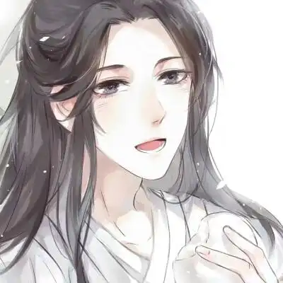 古风男头动漫白发