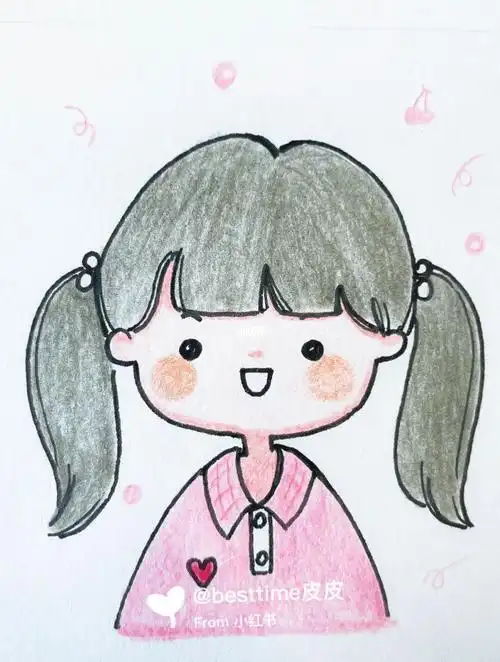 q版简笔画女孩 q版简笔画女孩可爱