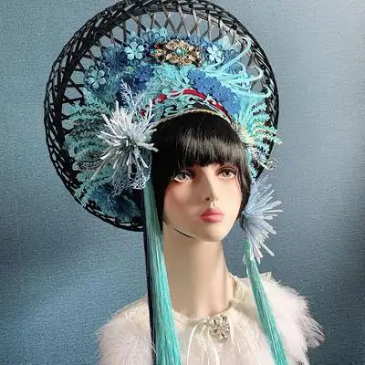 头饰原创设计国潮风影影楼摄影儿童中国国风发饰