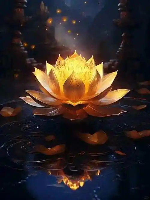 好运莲莲,禅意满满的莲花头像!