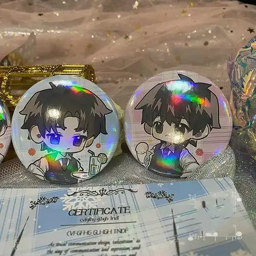 某某周边盛望江添木苏里周边吧唧徽章立牌挂件2个徽章58mm星幻膜金属