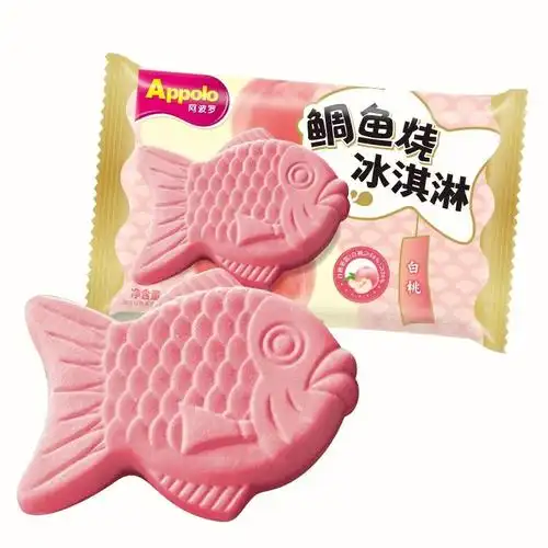 可爱到暴击的阿波罗鲷鱼烧冰淇淋[跳跳][跳跳]