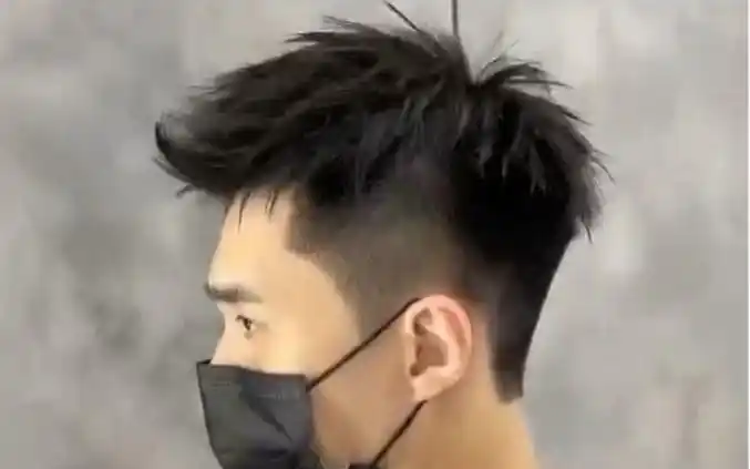 活动作品凌乱前刺飞机头阳光清爽帅气