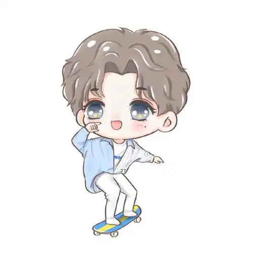 q版蔡徐坤动漫头像