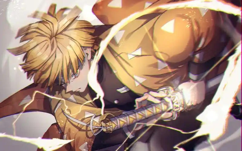 【鬼灭之刃】【我妻善逸】雷之呼吸 壹式型 霹雳一闪 集中一点 登峰造